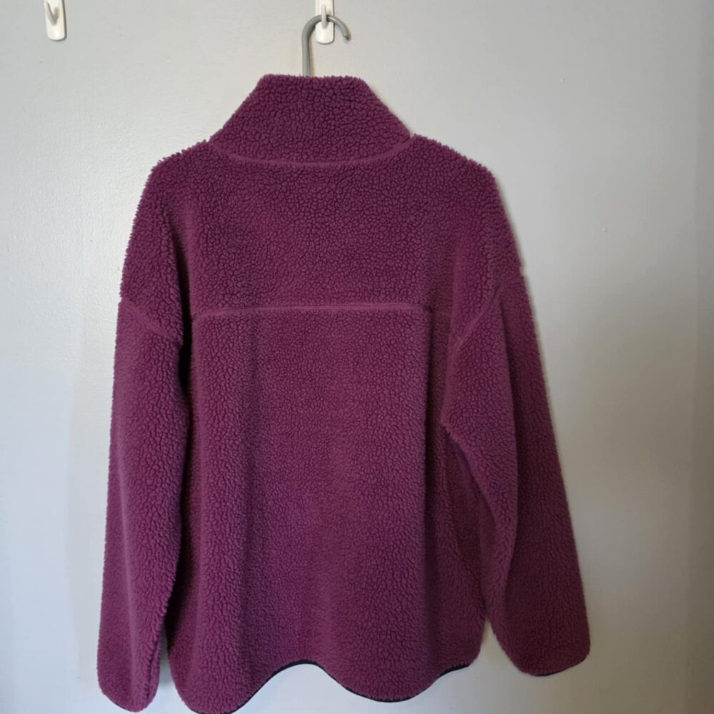 Euc Eddie Bauer Super Soft & Fuzzy Quarter Zip Sw… - image 2